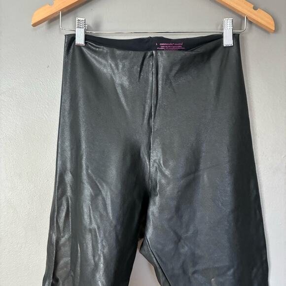 COMMANDO Perfect Control Faux Leather Legging in Black size L - Picture 5 of 12